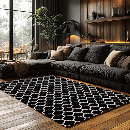 Kaymaz Taban Trend Vintage Yıkanabilir Dijital Baskı Halı