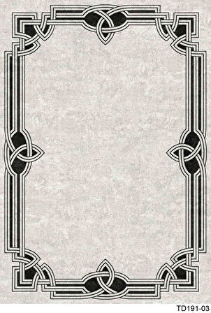 Kaymaz Taban Trend Vintage Yıkanabilir Dijital Baskı Halı