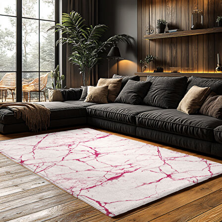 Kaymaz Taban Trend Vintage Yıkanabilir Dijital Baskı Halı