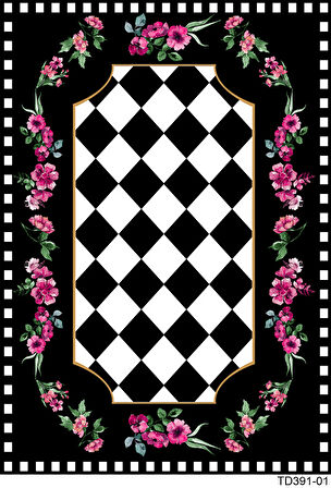 Kaymaz Taban Trend Vintage Yıkanabilir Dijital Baskı Halı