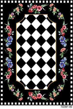 Kaymaz Taban Trend Vintage Yıkanabilir Dijital Baskı Halı