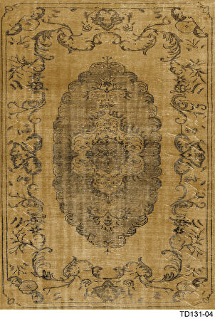 Kaymaz Taban Trend Vintage Yıkanabilir Dijital Baskı Halı