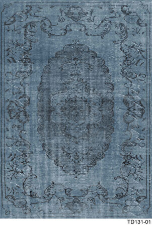 Kaymaz Taban Trend Vintage Yıkanabilir Dijital Baskı Halı