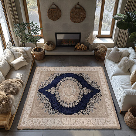 Kaymaz Taban Trend Vintage Yıkanabilir Dijital Baskı Halı