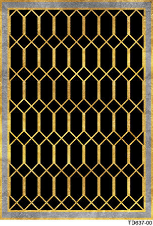 Kaymaz Taban Trend Vintage Yıkanabilir Dijital Baskı Halı