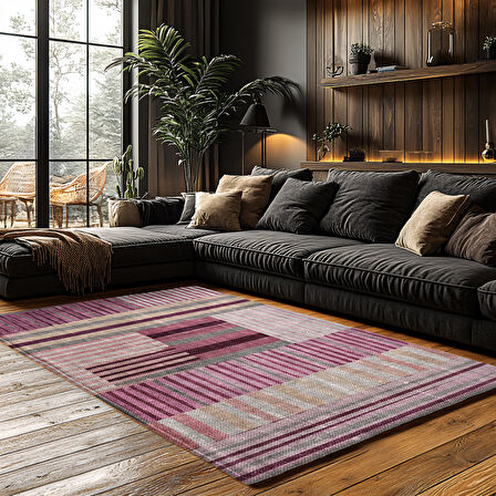 Kaymaz Taban Trend Vintage Yıkanabilir Dijital Baskı Halı