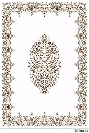 Kaymaz Taban Trend Vintage Yıkanabilir Dijital Baskı Halı
