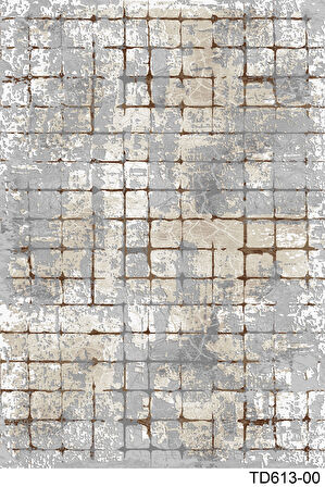 Kaymaz Taban Trend Vintage Yıkanabilir Dijital Baskı Halı