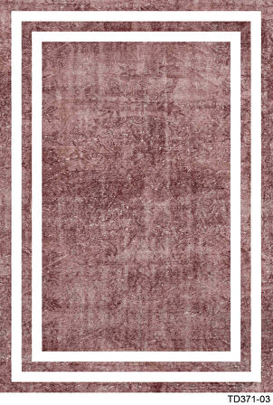Kaymaz Taban Trend Vintage Yıkanabilir Dijital Baskı Halı