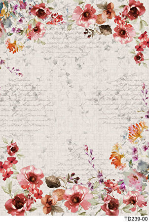 Kaymaz Taban Trend Vintage Yıkanabilir Dijital Baskı Halı