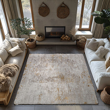 Kaymaz Taban Trend Vintage Yıkanabilir Dijital Baskı Halı