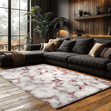 Kaymaz Taban Trend Vintage Yıkanabilir Dijital Baskı Halı