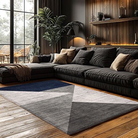 Kaymaz Taban Trend Vintage Yıkanabilir Dijital Baskı Halı