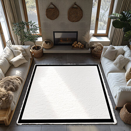 Kaymaz Taban Trend Vintage Yıkanabilir Dijital Baskı Halı