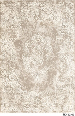 Kaymaz Taban Trend Vintage Yıkanabilir Dijital Baskı Halı