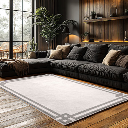 Kaymaz Taban Trend Vintage Yıkanabilir Dijital Baskı Halı