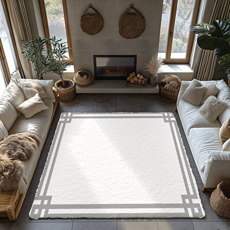 Kaymaz Taban Trend Vintage Yıkanabilir Dijital Baskı Halı