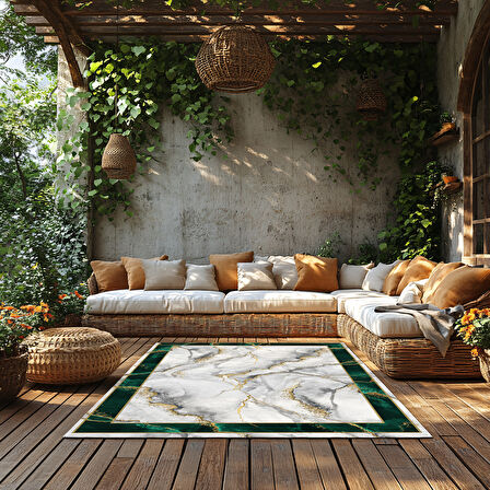 Kaymaz Taban Trend Vintage Yıkanabilir Dijital Baskı Halı