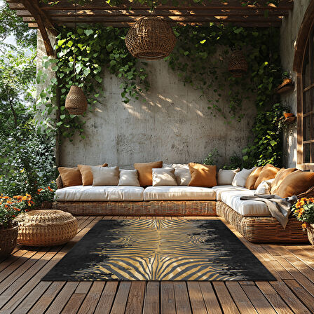 Kaymaz Taban Trend Vintage Yıkanabilir Dijital Baskı Halı