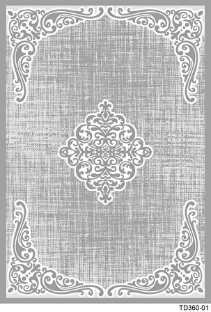 Kaymaz Taban Trend Vintage Yıkanabilir Dijital Baskı Halı