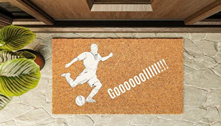 Kapı Önü Paspası Özel Tasarım Koko Model Goooollllllll PK-1541