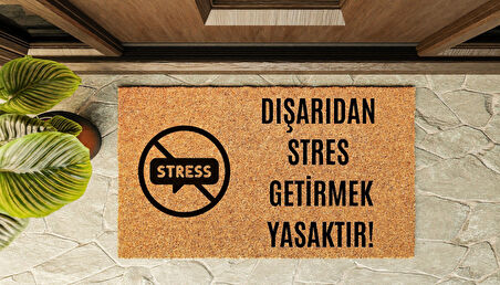 Kapı Önü Paspası Özel Tasarım Koko Model Stress PK-1587