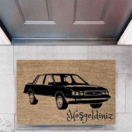 Kapı Önü Paspası Dekoratif Dijital Baskı Arabalar P-2671
