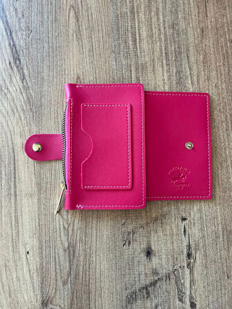 Kadın Kartlık ve Cüzdan Suni Deri - Pembe