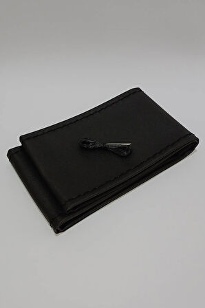 Honda Accord  (1990-1998) Uyumlu Direksiyon Kılıfı Dikmeli Siyah Deri / Siyah Dikişli