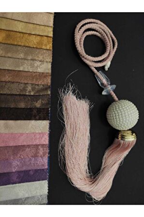 Ege'nin Atölyesinden İnci Sarkıt , Orta Sarkıt , Perde Aksesuarı , İtalyan Dizayn