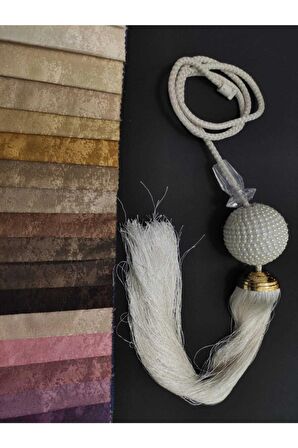 Ege'nin Atölyesinden İnci Sarkıt , Orta Sarkıt , Perde Aksesuarı , İtalyan Dizayn