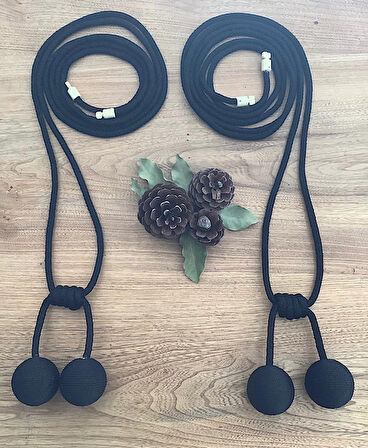 Ege’nin Atölyesinden Tavan Broçölü , Tavan Bağlama , 2 Adet , Perde Aksesuarı 4 Top
