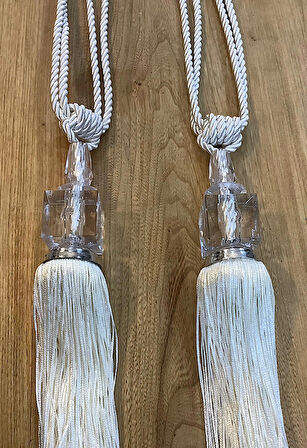 Ege’nin Atölyesinden Broçöl , Kristal Broçöl , Yan Bağlama , 2 Adet , Perde Süsü