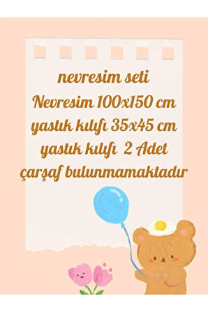 Bebek Nevresim Seti Ranforce Serisi ( Nevresim + 2 Yastık Kılıfı ) - Zıpzıp Kurbağa BNT2024-54