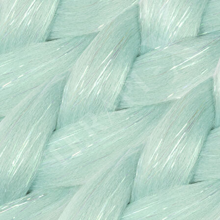 Afrika Örgüsü Simli Saç Açık Turkuaz / Tinsel ( 100 Gr ) 
