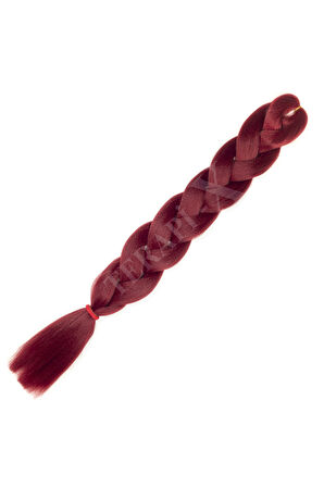 Örgülük Saç Tek Renk Magahoni Kızıl ( 100 Gr )