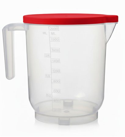 Pratik Mutfak Ölçü Kabı - 2 Litre Dereceli Şeffaf Hazne BPA Free