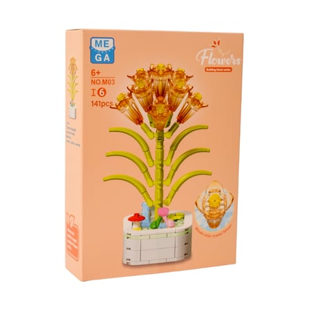 Building Block Flower 141 Parça Clivia