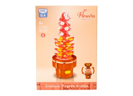 Building Block Flower 211 Parça Sukulent