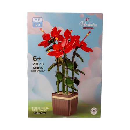 Building Block Flower 618 Parça Orman Gülü