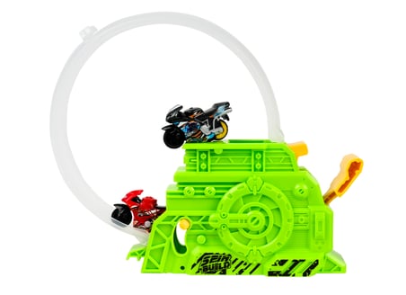 Spin and Build Fırlatıcı ve Motorsiklet-1