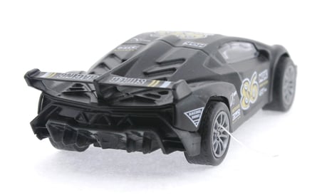 Die Cast Çek Bırak Metal Siyah Yarış Arabası 86