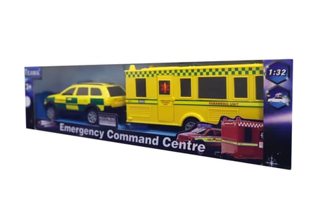 Kutulu Die Cast Metal Karavanlı Sağlık Aracı