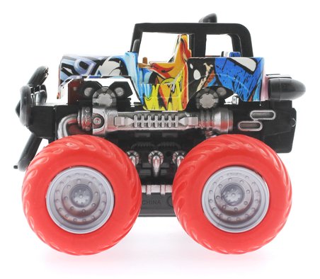 Die Cast Off Road  Dev Kırmızı Teker Araba