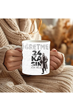 Öğretmenler Günü Kişiye Özel Seramik Kupa Mug - Hediyelik Kupa - Öğretmen Hediye