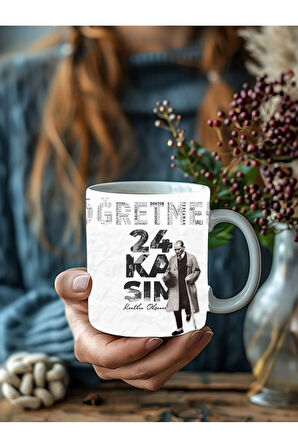 Öğretmenler Günü Kişiye Özel Seramik Kupa Mug - Hediyelik Kupa - Öğretmen Hediye