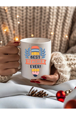 Öğretmenler Günü Kişiye Özel Seramik Kupa Mug - Hediyelik Kupa - Öğretmen Hediye
