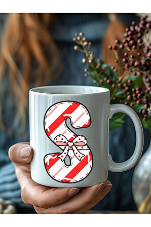 Harf Hediye Paketi Şeklinde Kişiye Özel 3 Boyutlu Tasarım Seramik Kupa Mug - Hediyelik Kupa Bardak