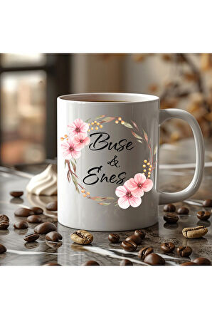 Kişiye Özel Söz Nişan Özel Gün İçin Seramik Kupa Mug - Hediyelik Kupa