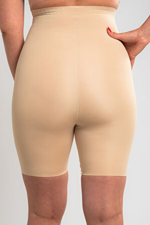 Lazer Kesim Toparlayıcı Paçalı Korse - Ten